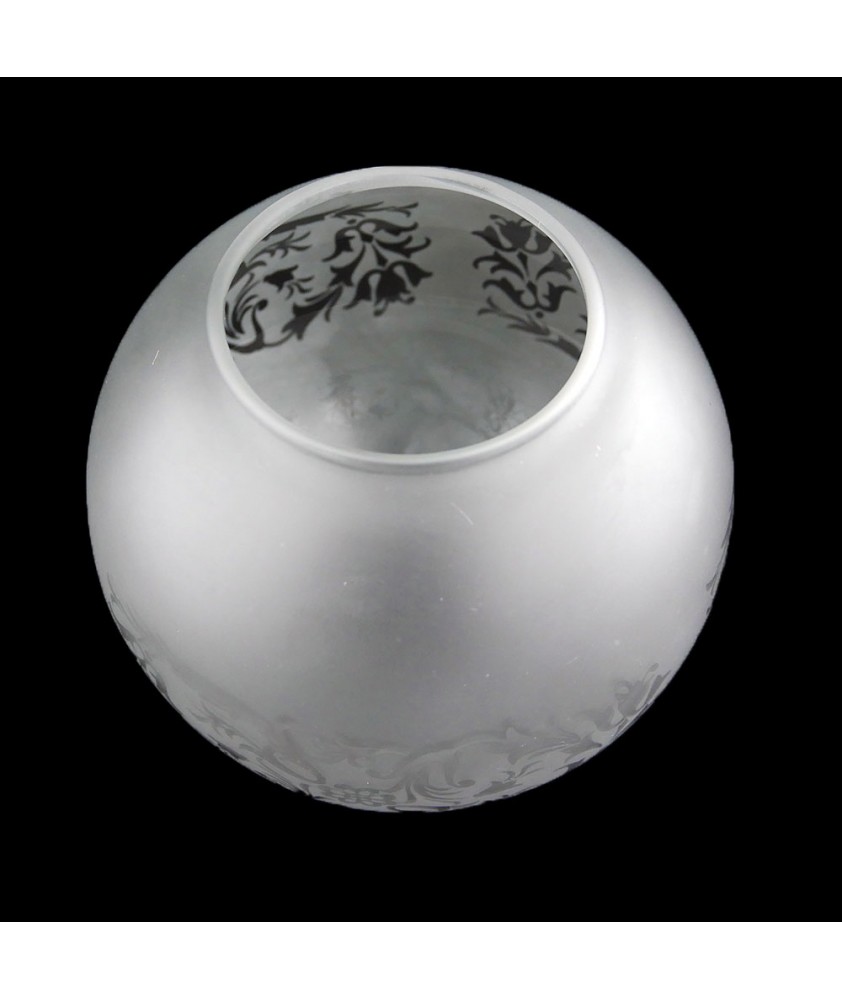 150mm Kosmos Frosted Globe Oil Lamp Shade Oil Lamp Shades John